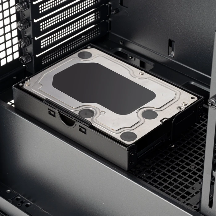 SilverStone Seta H2, schwarz, Glasfenster