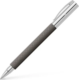 Faber-Castell Ambition OpArt Tintenroller (Mine) black sand/silber