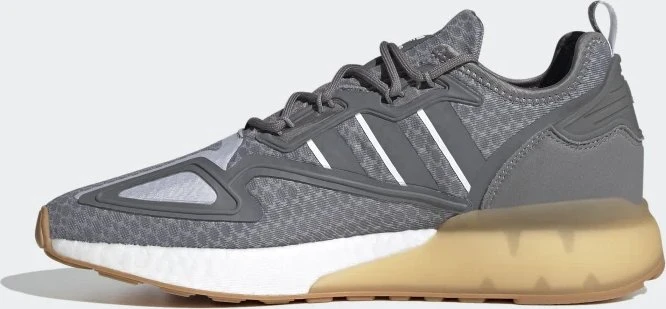 adidas ZX 2K Boost grey three/cloud white/gum (Herren)