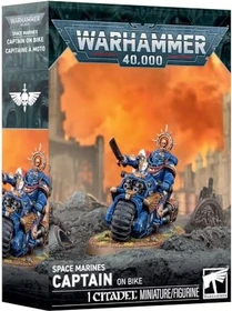 Games Workshop Warhammer 40.000 - Space Marines - Captain on Bike