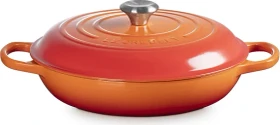 Le Creuset Gourmet-Profitopf Bräter aus Gusseisen rund 28cm 2.8l ofenrot