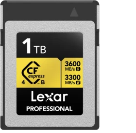 Lexar Professional GOLD R3600/W3300 CFexpress 4.0 Type B 1TB