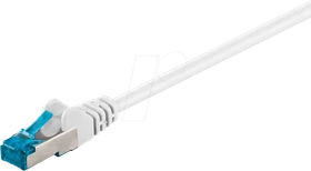 goobay Patchkabel, Cat6a, S/FTP, RJ-45/RJ-45, 0.5m, weiß