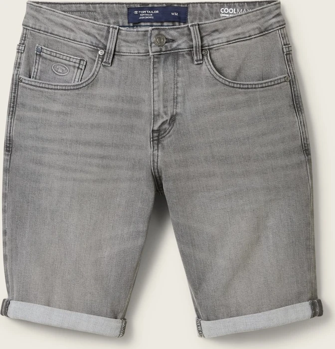 Tom Tailor Josh Jeansshorts Jeans used mid stone grey denim (Herren)
