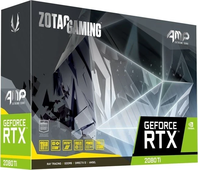 Zotac Gaming GeForce RTX 2080 Ti AMP Extreme Core, 11GB GDDR6, HDMI, USB-C, 3x DP