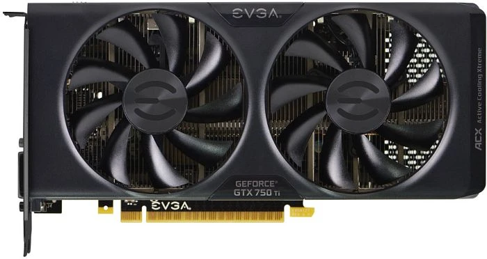 EVGA GeForce GTX 750 Ti ACX Cooler, 2GB GDDR5, DVI, HDMI, DP