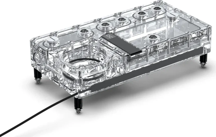 Alphacool Core Distro Plate 240 Links V.2 mit VPP, Verteilerplatte mit Pumpe