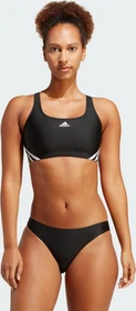 adidas 3-Streifen Bikini-Set schwarz/weiß (Damen)