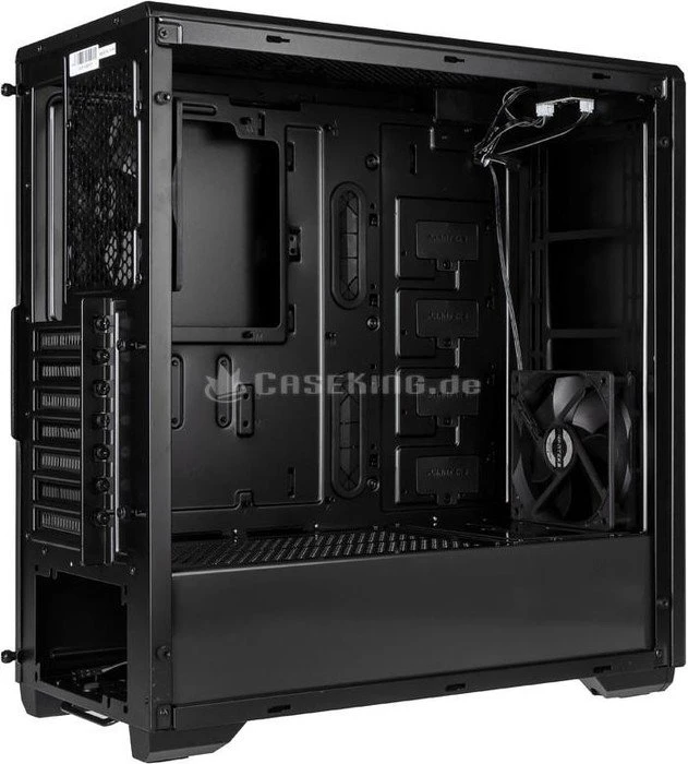 Phanteks Eclipse P400 Tempered Glass Edition, schwarz, Glasfenster