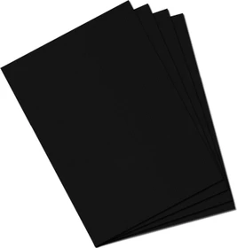 Canson Mi-Teintes Zeichenpapier, 500x650mm, glatt, schwarz, 10 Blatt
