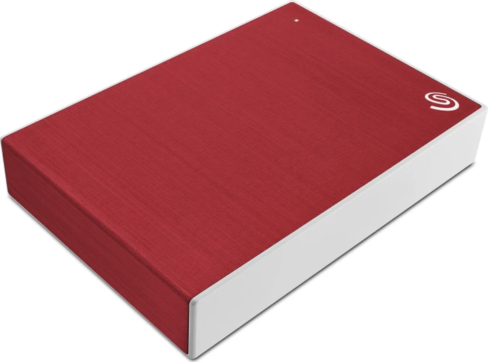 Seagate One Touch Portable HDD, Red, 5TB, +Rescue, USB 3.0 Micro-B