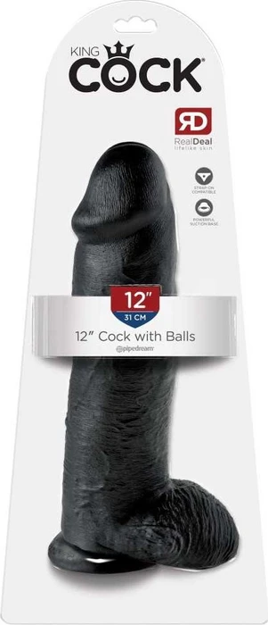Pipedream King Cock 12" Cock with Balls PD5511