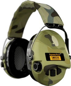 Sordin Supreme Pro X LED Gehörschutz camo textile
