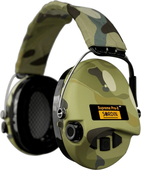 Sordin Supreme Pro X LED Gehörschutz camo textile