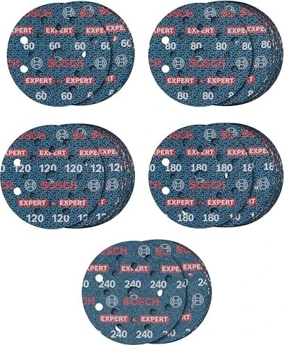 Bosch Professional EXPERT O780 Folienschleifblatt-Set, 55-tlg.