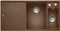 Blanco Axia III 6 S InFino Becken rechts mit Ablauffernbedienung muskat inkl. Holzschneidebrett Vorschaubild