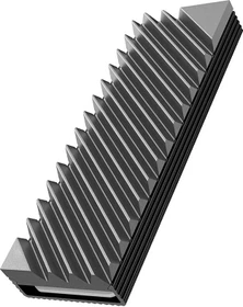 M.2 2280 Alu, doppelseitige Kühler, Klemmmontage, grau (verschiedene Markenbezeichnungen)