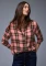 Street One Karierte Hemdbluse Hemd langarm striking coral (Damen) Vorschaubild