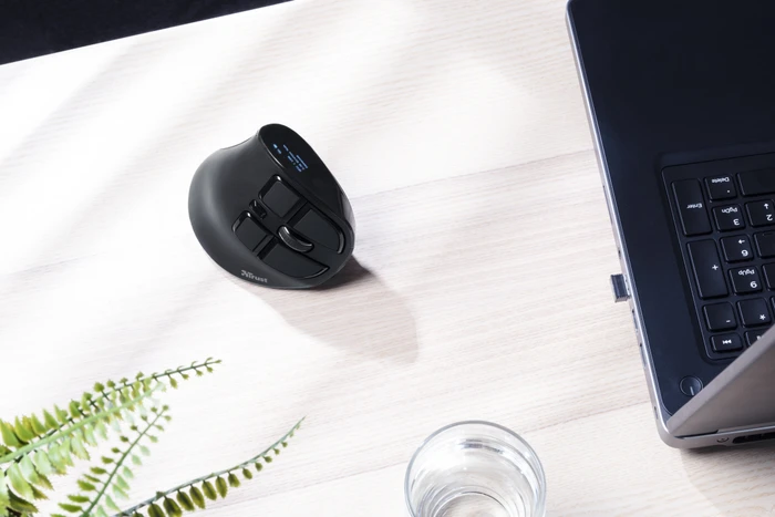 Trust Voxx Rechargeable Ergonomic Wireless Mouse, USB/Bluetooth