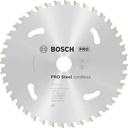 Bosch Professional PRO Steel cordless Kreissägeblatt 36Z, 165x1.2x20mm, 1 Stück