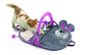 Karlie Timmy the Mouse Plüsch Katzenspielplatz