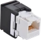 LogiLink Keystone Modul RJ-45 Buchse via Verlegekabel Cat6a, schwarz/weiß Vorschaubild
