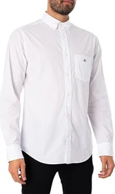 Gant Regular Fit Classic Popeline Hemd langarm weiß (Herren)