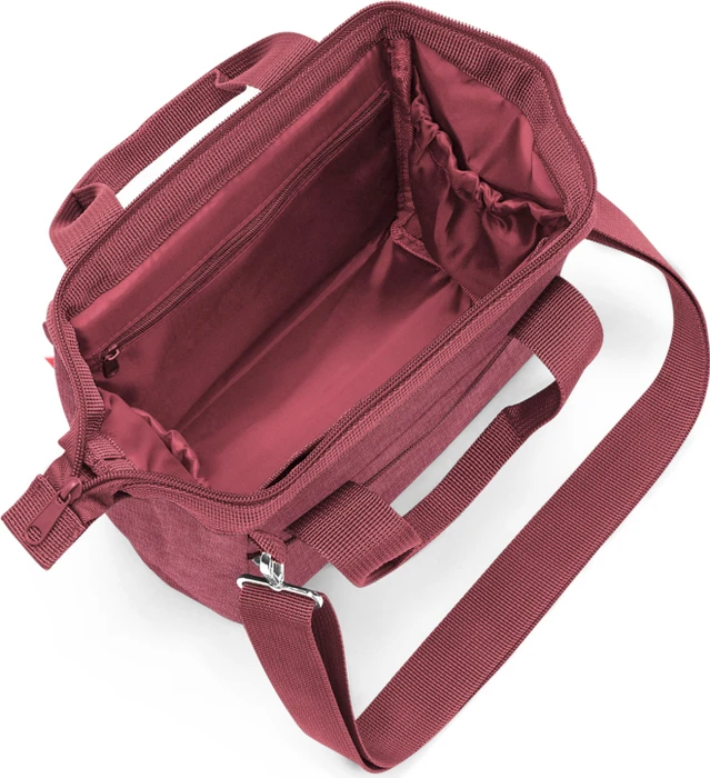 Reisenthel allrounder cross Umhängetasche twist maroon