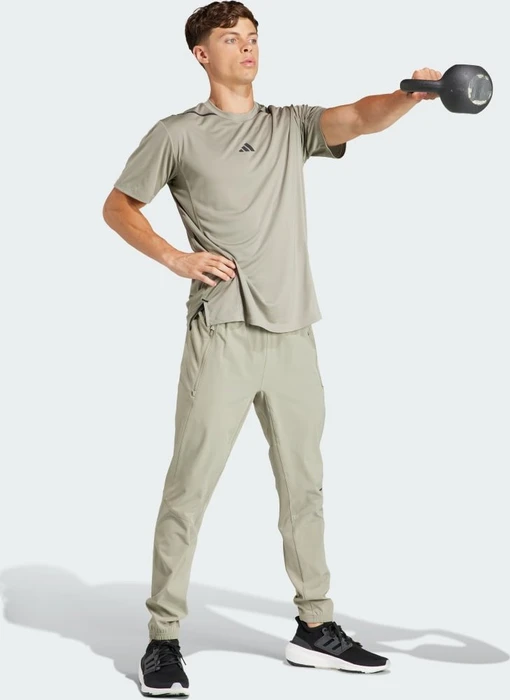 adidas Designed for Training Adistrong Workout Funktionsshirt kurzarm silver pebble/black (Herren)