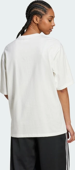 adidas Essentials Boyfriend T-Shirt kurzarm weiß (Damen)