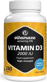 Vitamaze Vitamin D3 2.000 I.E. vegetarisch Tabletten, 240 Stück