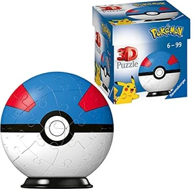 Ravensburger Puzzle 3D Puzzle-Ball Pokémon Pokéballs Superball