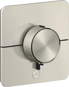 Hansgrohe Axor ShowerSelect ID softsquare Thermostat für 1 Verbraucher und einen zusätzlichen Abgang edelstahl optic