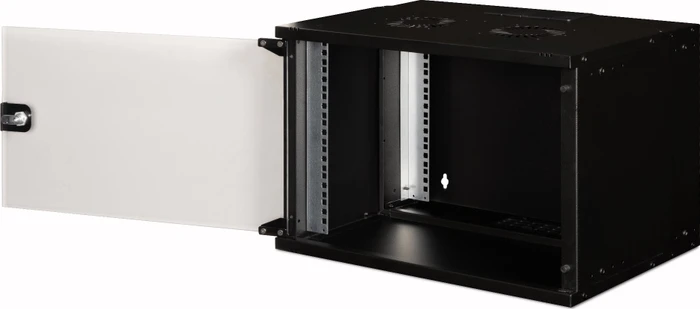 Digitus Professional SoHo Pro Line 19" Wandgehäuse 7HE, unmontiert, Sicherheitsglastür, IP20, RAL 9005, 400mm tief