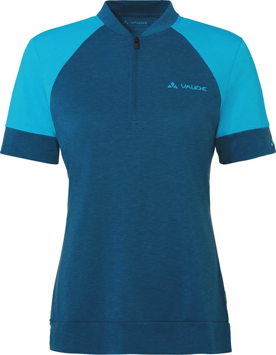 Vaude Altissimo Q-Zip Trikot kurzarm shore blue (Damen)