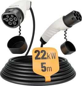 Absina Typ2 Ladekabel, 22kW, 5m