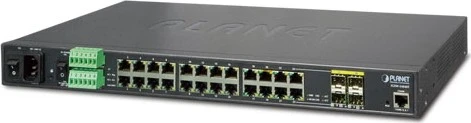 Planet IGSW-24040T Industrial Rackmount Gigabit Managed Switch, 20x RJ-45, 4x RJ-45/SFP