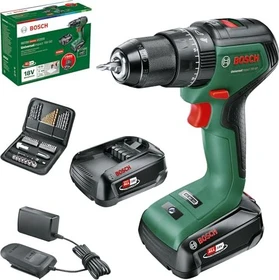 Bosch DIY UniversalImpact 18V-60 Akku-Schlagbohrschrauber inkl. Koffer + 2 Akkus 2.0Ah + Zubehör