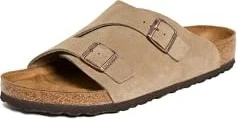 Birkenstock Zürich Veloursleder taupe (Damen)