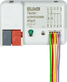 Jung KNX Tasterschnittstelle 4-fach, Unterputz, Binäreingang (2076-4 T)