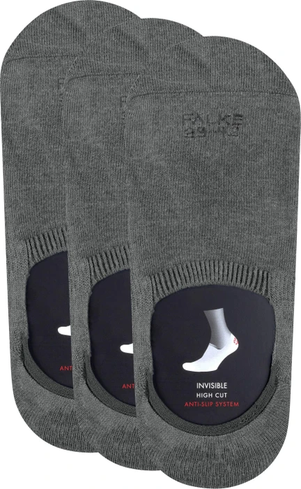 Falke Step High Cut Socken light greymel., 3 Paare (Herren)