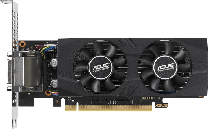 ASUS GeForce GTX 1050 Ti OC LP, GTX1050TI-O4G-LP-BRK, 4GB GDDR5, DVI, HDMI, DP