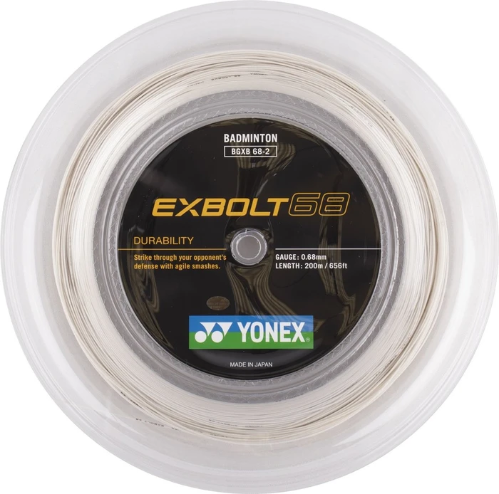 Yonex Exbolt 68 Badmintonsaite weiß 200m