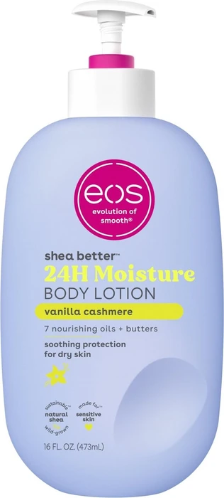 EOS Shea Better 24h Moisture Body Lotion Vanilla Cashmere, 473ml