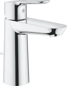 Grohe BauEdge Einhand-Waschbeckenarmatur 1/2" M-Size Longlife ES mit Ablauffernbedienung chrom
