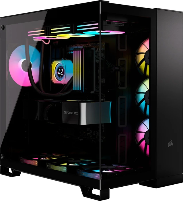 Corsair 6500X RGB iCUE LINK, schwarz, Glasfenster