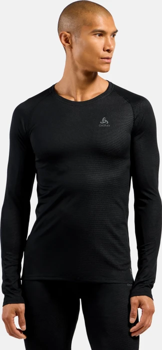Odlo Active F-Dry Light Eco Funktionsshirt langarm schwarz (Herren)