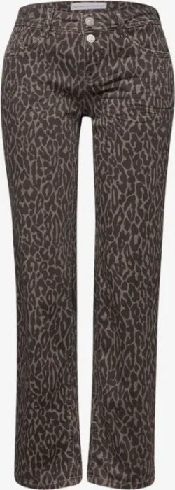 Street One Amalia Jeans leo print washed (Damen)