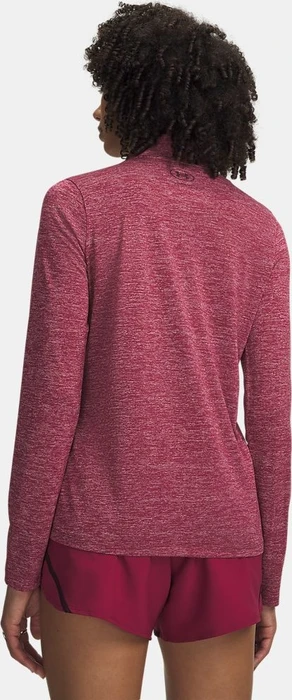 Under Armour Tech Twist Half Zip Funktionsshirt langarm claret/ox blood (Damen)