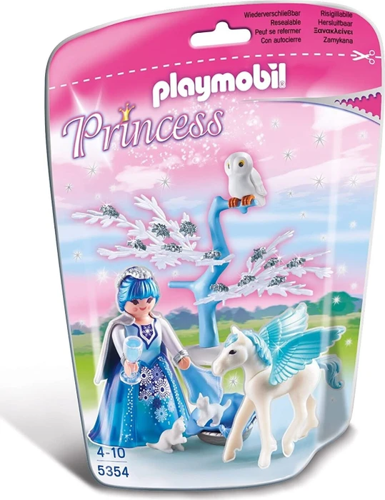 playmobil Princess Winterkönigin mit Pegasusbaby Schneeflocke